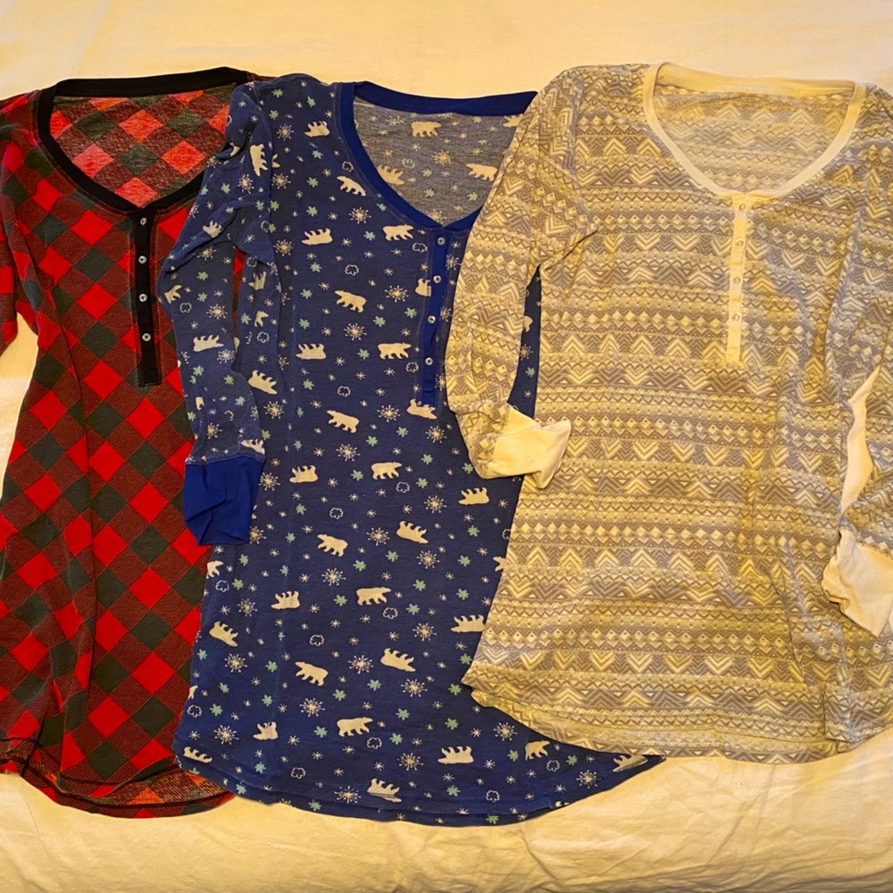 Sleep Shirts - XL (qty3)
